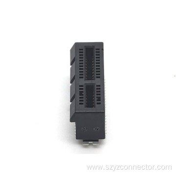 1.0 PCI EDGE SLOT Connector Straight DIP Slot